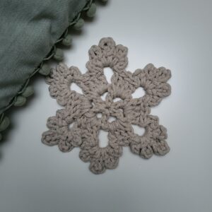Snowflake coaster